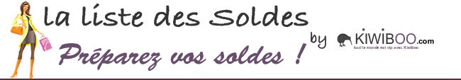 la liste des soldes