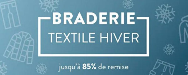 Braderie textile hiver
