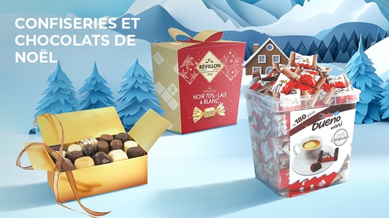 Vente privee chocolats de Noël
