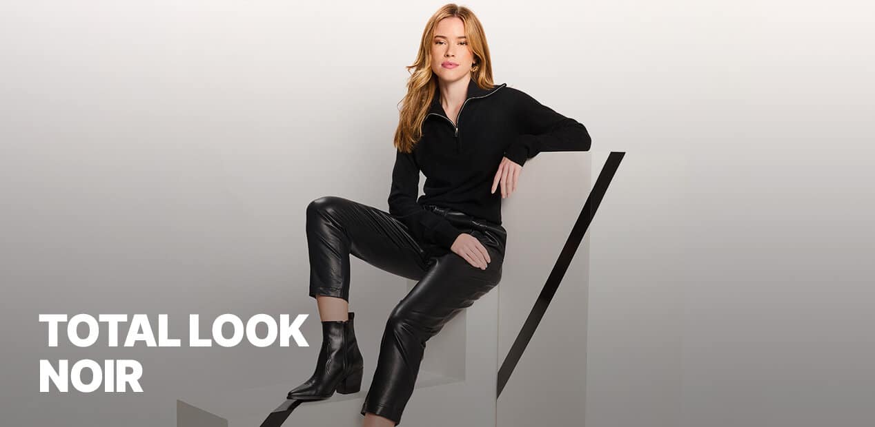 Vente privee total look noir