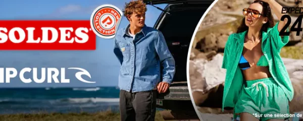 Rip Curl déferle sur vos écrans pour les soldes !